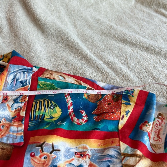 Santa Shirt Men's short sleeved Vintage Beach Hawaiian XXL - Picture 4 of 10